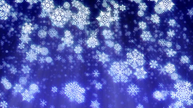 Christmas snowflakes loop
