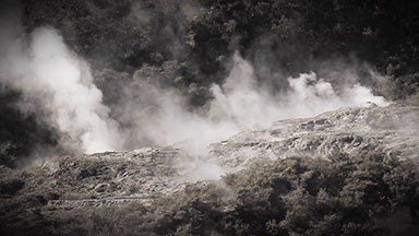 Geothermal landscape, Rotorua, New Zealand