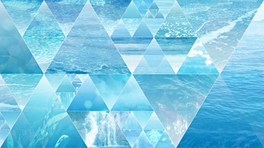 Water Triangles Background Loop